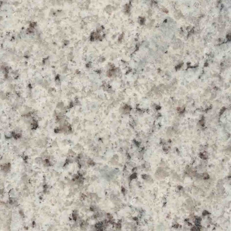 Ornamental White Granite Countertops With Bullnose Edge