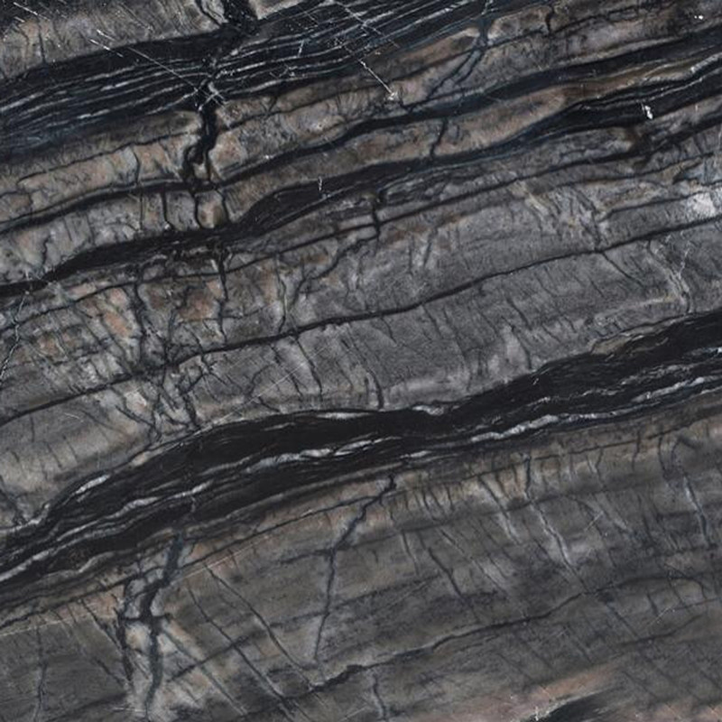 China Top Grade Zebra Black 2cm Polished Marble Slabs