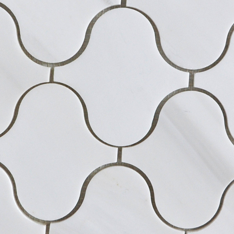 GM-04 Oriental White Lantern Polished Mosaics From China