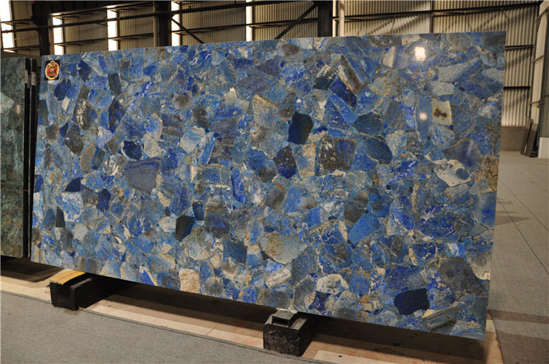 Luxury Azul Bahia Gemstone Furniture Tops