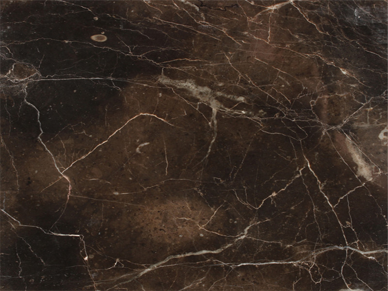 Chinese Dark Emperador Polished Marble Moldings and Tiles