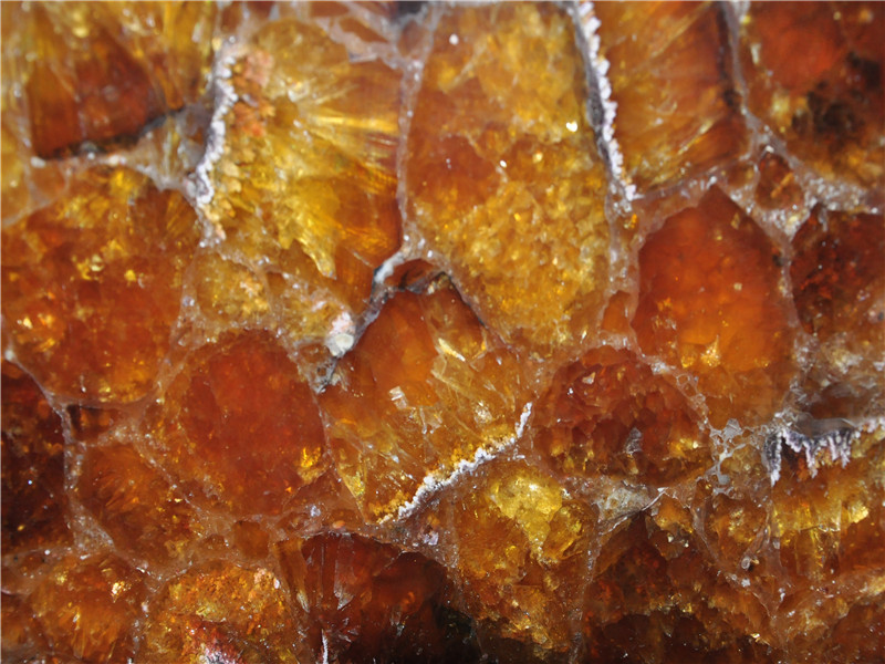 China Honey Yellow Gemstone Slabs For Meeting Tables