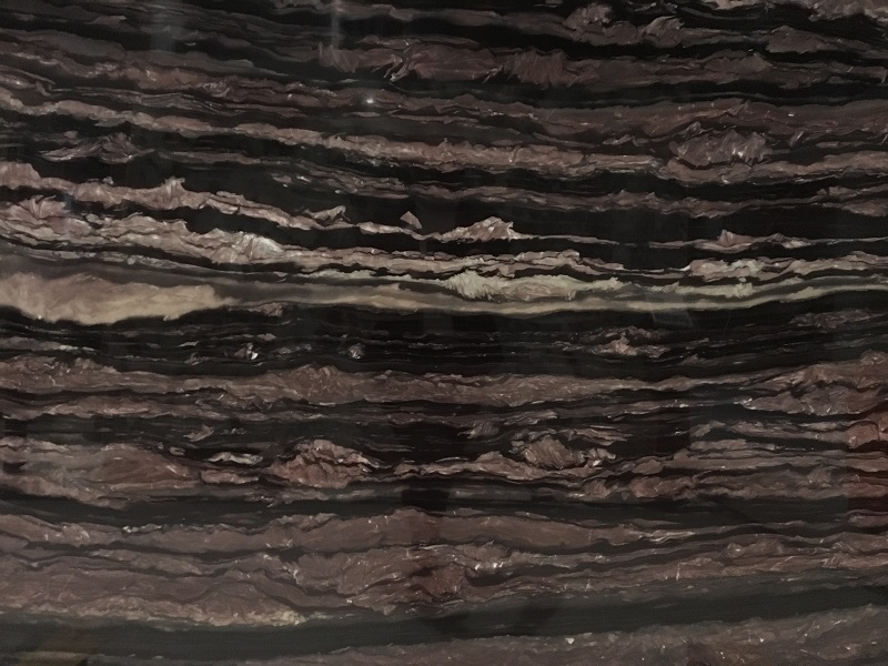 China New Purple Serpenggiante Wood Marble TIles