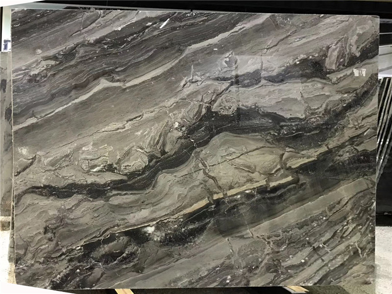 China Orobic Grey Various Veins Marble Slabs and Tiles