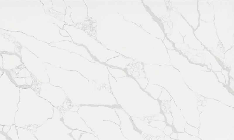 QZ111 Classical Calacatta White Quartz 2&3cm Polished Slabs