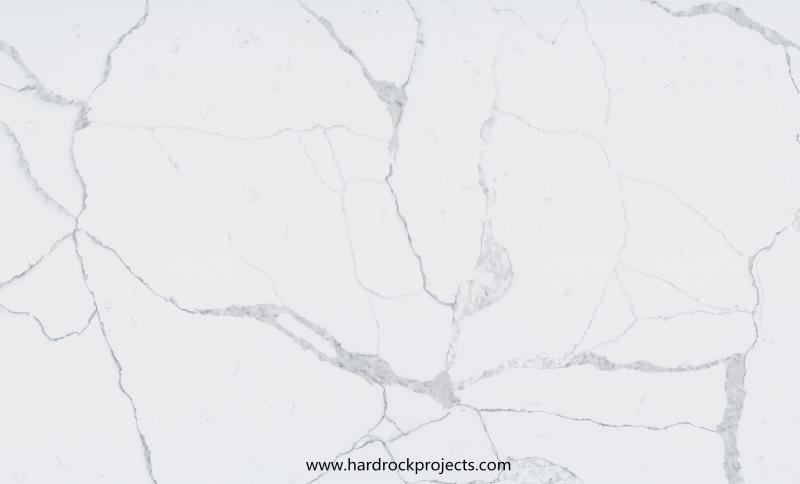 QZ180108-2 Affordable Calacatta White Quartz China