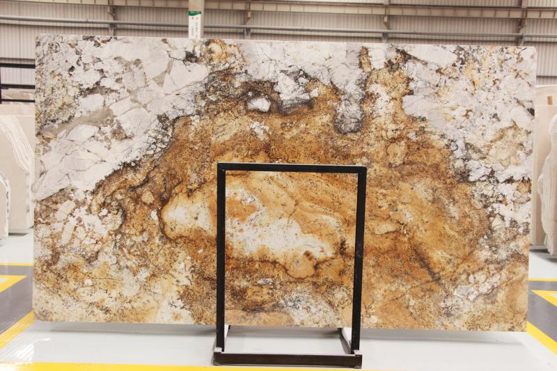 Brazil Various Color Shangrila Gold Granite Polished Slabs