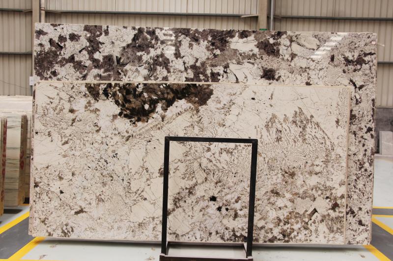 Brazil Bianco Alpinus White Luxury Granite Kitchen and Vanity Tops