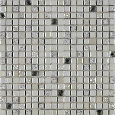 G-158035 China Custom Size Shells White Glass Mosaics