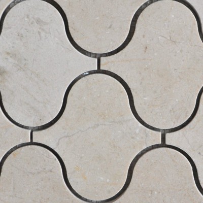 GM-06 Cream Marfil Lantern Marble Mosaic Tiles China Factory