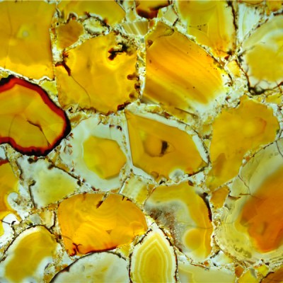 Yellow Agate Gemstone For Bar Tops From China