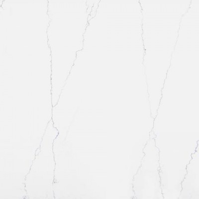 QZ180528-3 Lincoln White Marble Look Quartz Slab with Honed