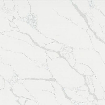 QZ111 Classical Calacatta White Quartz 2&3cm Polished Slabs