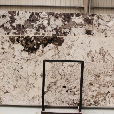 Brazil Bianco Alpinus White Luxury Granite Kitchen and Vanity Tops